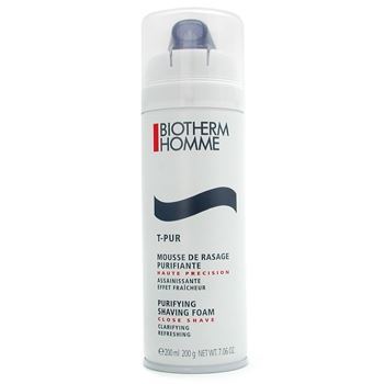 Biotherm Homme T-Pur Purifying Shave Foam Очищающая пена для бритья для проблемной кожи
