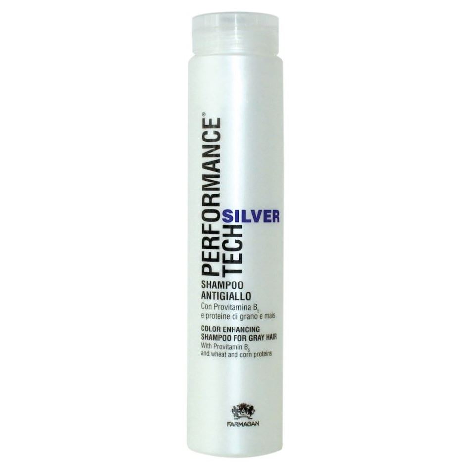 Farmagan Coloring & Perm Performance Tech Silver Shampoo For Grey Hair Серебряный шампунь с анти-желтым эффектом