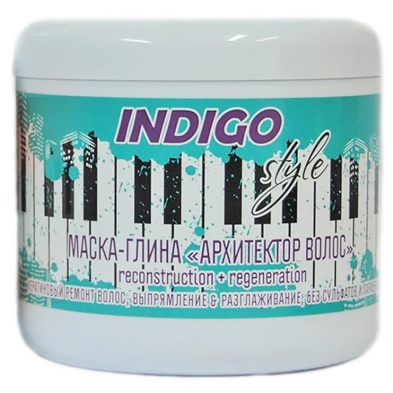 Indigo Style Special Care & Styling Mask-Clay Architect Reconstruction + Regeneration Маска-глина «архитектор волос» для реконструкции и регенерации
