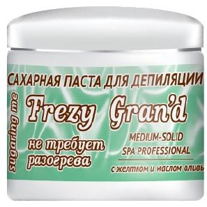 Frezy Grand Shugar & Wax Sugar Paste - Medium-Solid Профессиональная сахарная паста для депиляции - не требует разогрева - средне-плотная