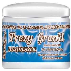 Frezy Grand Shugar & Wax Sugar Paste - Caramel Strong Профессиональная сахарная паста для депиляции - плотная. Из тростникового сахара с ванильными сливками