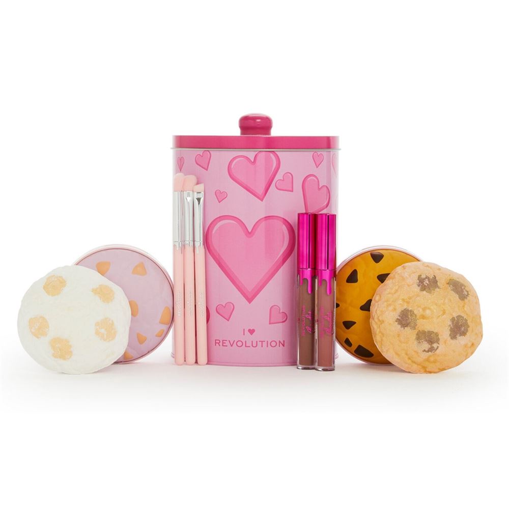 I Heart Revolution Make Up Cookie Tin Gift Set Набор для макияжа 