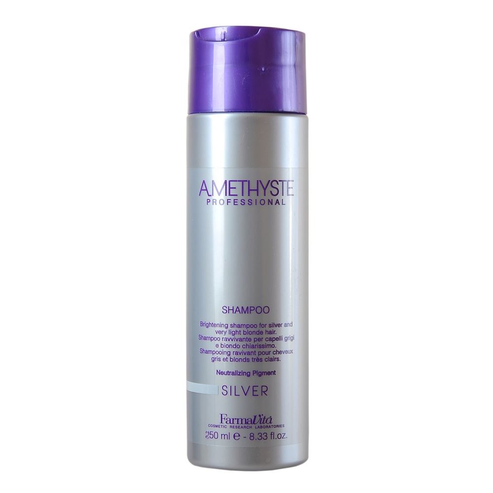 Farmavita Amethyste Professional Amethyste Silver Shampoo Шампунь для осветленных и седых волос Оттеночный