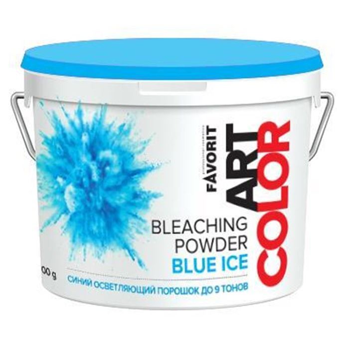 Farmavita Favorit Art Color Bleaching Powder Blue Ice Синий осветляющий порошок до 9 тонов