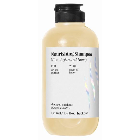 Farmavita Back Bar Back Bar Nourising Shampoo №02  Шампунь питательный для сухих и тусклых волос Масло Арганы и Мёд