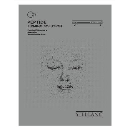 Steblanc Collagen  Peptide Firming Solution Cream Sheet Mask Тканевая крем маска для лица укрепляющая с пептидами