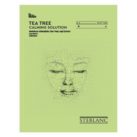 Steblanc Collagen  Tea Tree Calmin Serum Sheet Mask Тканевая маска сыворотка для лица успокаивающая с экстрактом чайного дерева