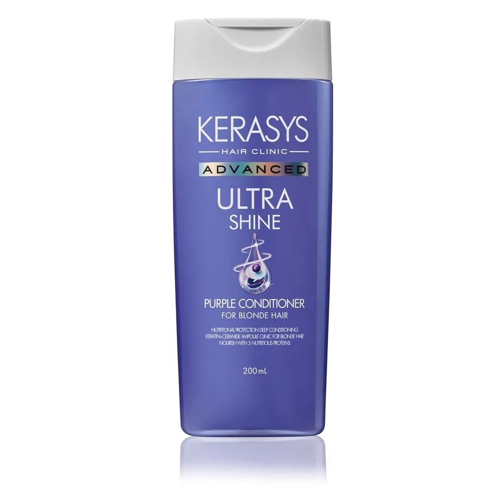KeraSys Hair Care  Advanced Ultra Shine Conditioner Кондиционер для волос с церамидными ампулами Идеальный блонд 