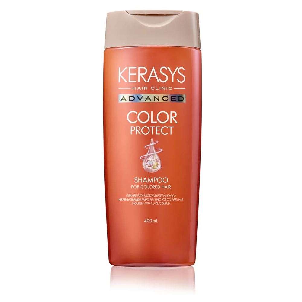 KeraSys Hair Care  Advanced Color Protect Shampoo Шампунь для волос Ампульный с церамидными и кератиновыми ампулами - Защита цвета