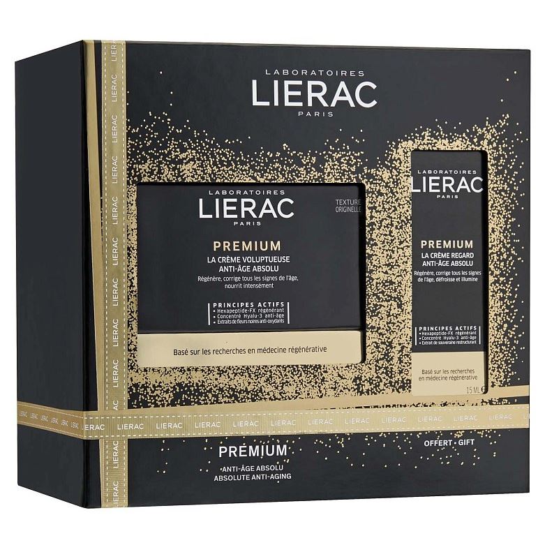 Lierac Premium Premium Set Крем Набор: крем с оригинальной текстурой, крем для контура глаз