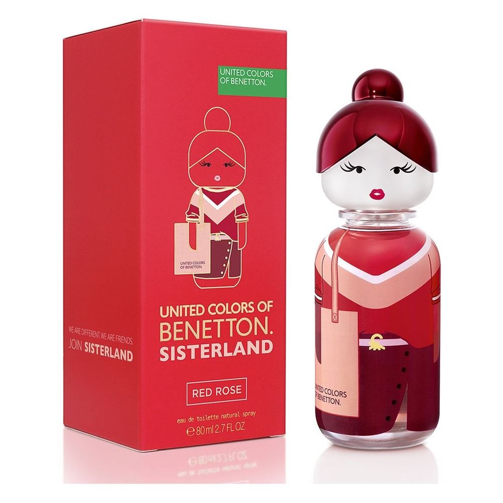 Benetton Fragrance United Colors Of Benetton Sisterland Red Rose Олицетворение чувственности и страсти