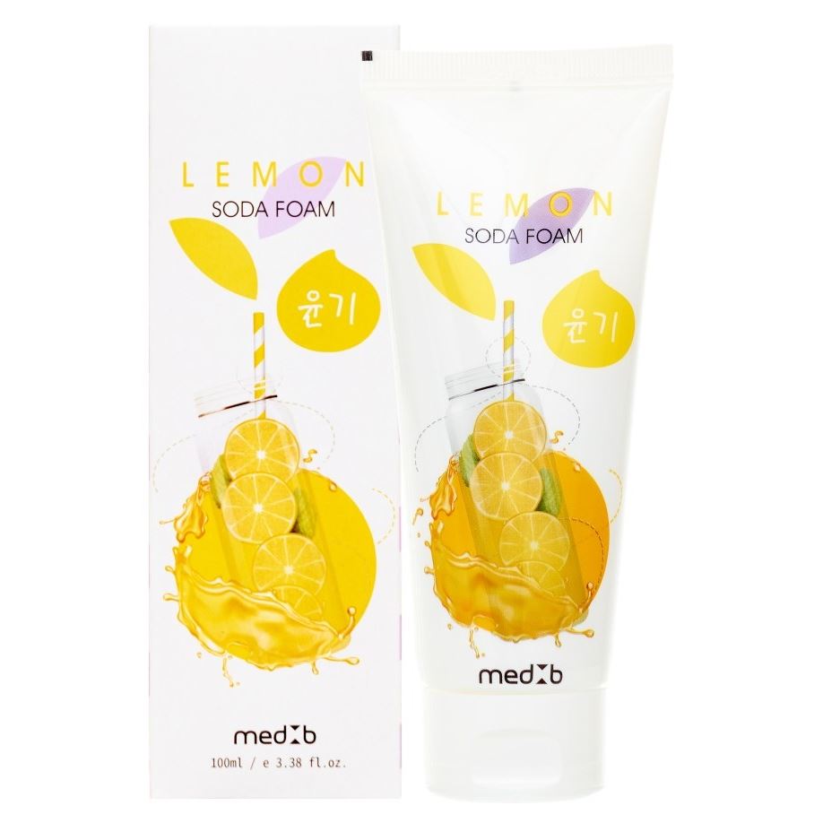 MedB Face Care Lemon Soda Foam  Пенка для умывания с экстрактом лимона и содой 