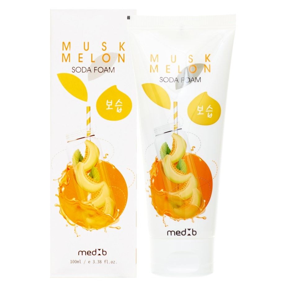 MedB Face Care Muskmelon Soda Foam  Пенка для умывания с экстрактом мускусной дыни и содой 