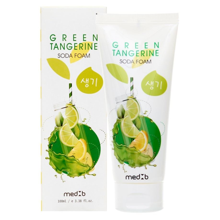 MedB Face Care Green Tangerine Soda Foam  Пенка для умывания с экстрактом зеленого мандарина и содой