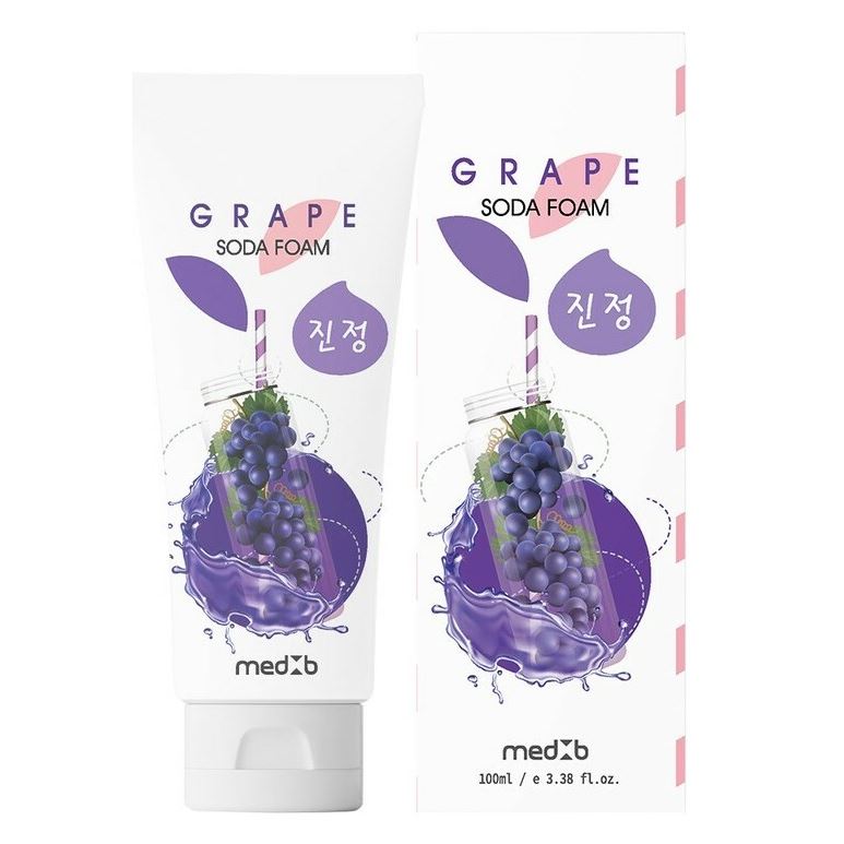 MedB Face Care Grape Soda Foam  Пенка для умывания с экстрактом винограда и содой