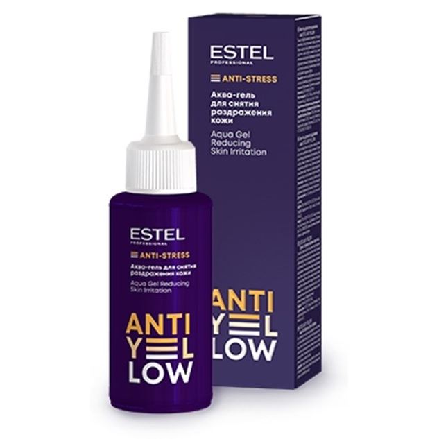 Estel Professional Coloring Hair Anti-Yellow Anti-Stress Аква-гель для снятия раздражения кожи Аква-гель для снятия раздражения кожи