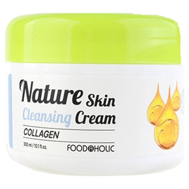 FoodaHolic Cleansing Nature Skin Cleansing Cream - Collagen   Очищающий крем для лица с коллагеном