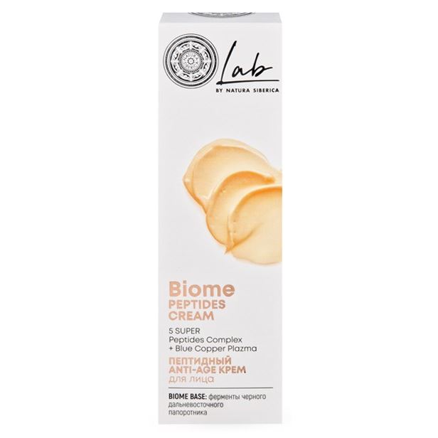 Natura Siberica Уход за лицом LAB Biome / Пептидный крем для лица "Anti-age" LAB Biome / Пептидный крем для лица "Anti-age" Biome Peptide Cream