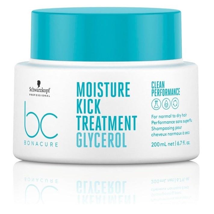 Schwarzkopf Professional Bonacure Clean Performance  Moisture Kick Treatment Интенсивно Увлажняющая Маска для сухих волос