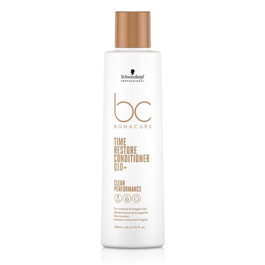 Schwarzkopf Professional Bonacure Clean Performance  Time Restore Conditioner Q10 Кондиционер для зрелых и длинных волос