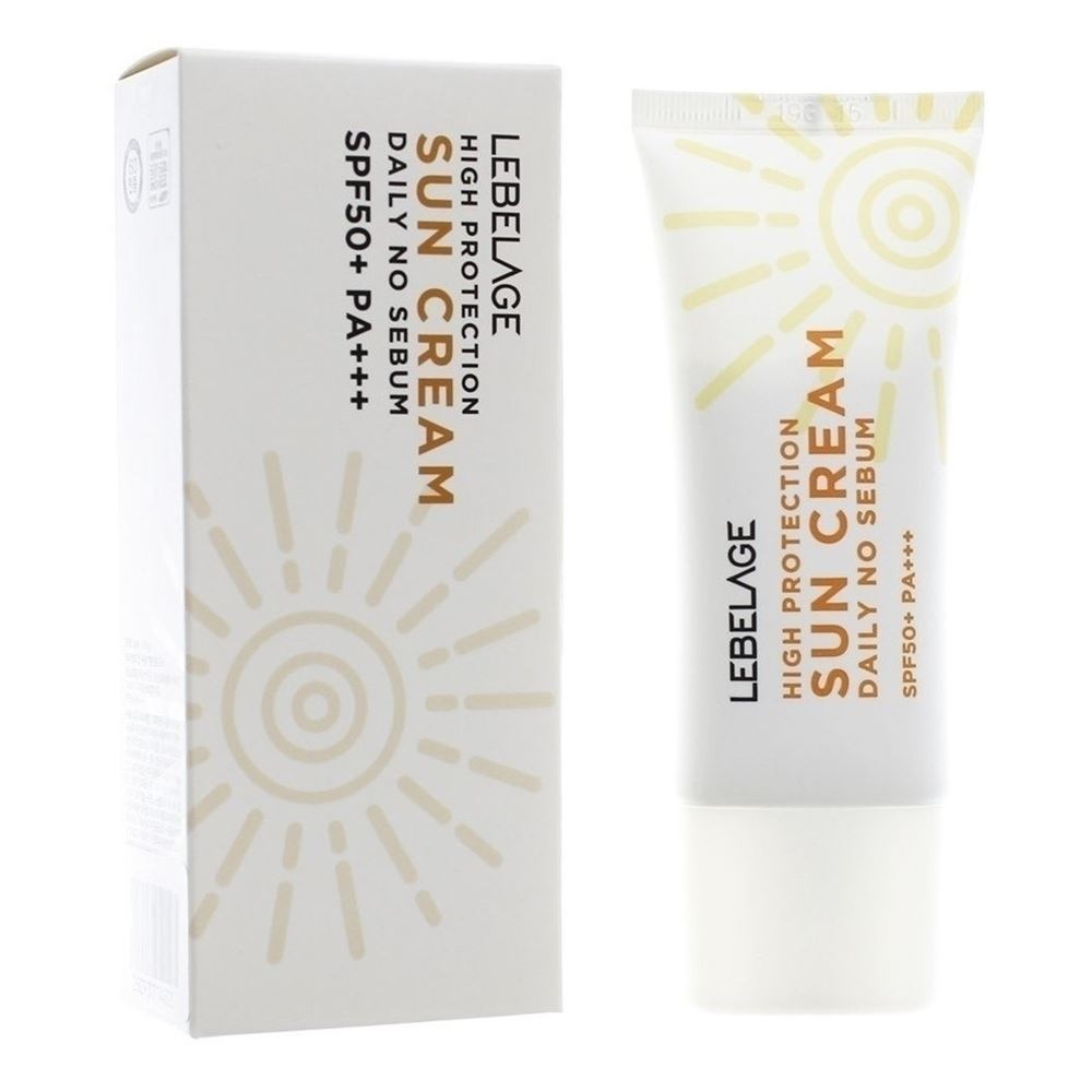 Lebelage Face Care High Protection Daily No Sebum Sun Cream SPF50+ PA+++ Крем солнцезащитный для жирной кожи