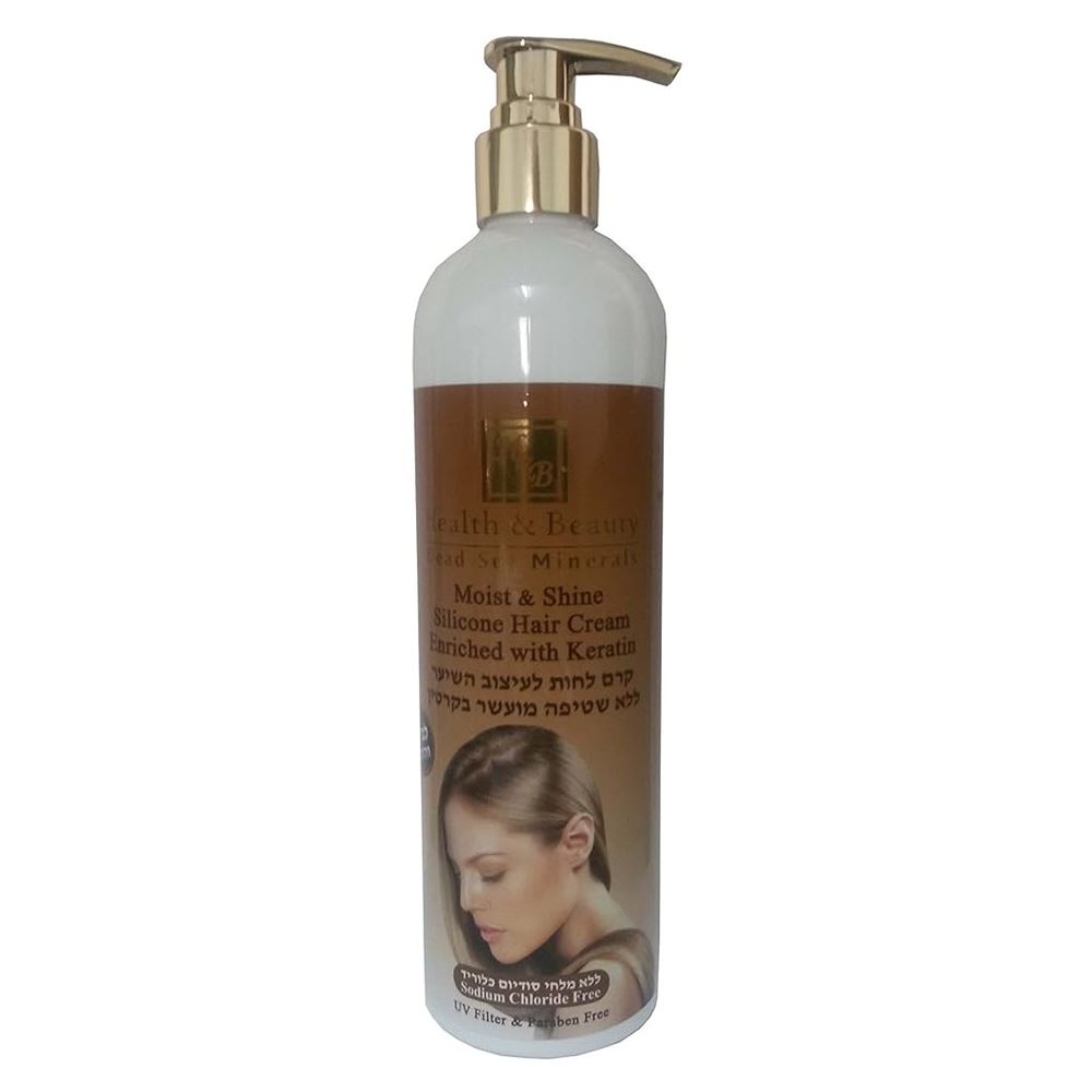 Health & Beauty Hair Care Moist & Shine Silicone Hair Cream Enriched With Keratin Увлажняющий крем для волос, обогащённый Кератином