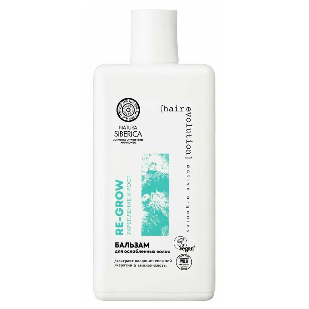 Natura Siberica Уход за волосами Professional Hair Evolution RE-Grow Conditioner: Укрепление и рост волос Бальзам для ослабленных волос Укрепление и рост волос