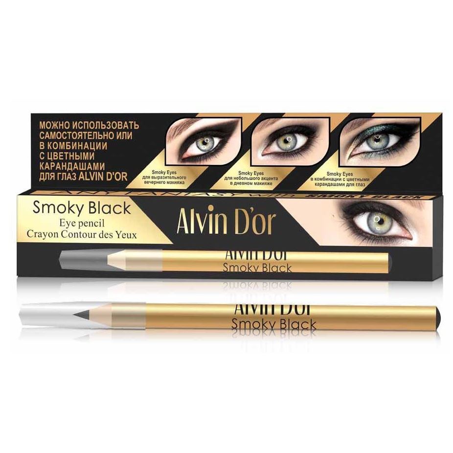 Alvin D or Make Up Smoky Black Eye Pencil Карандаш для глаз