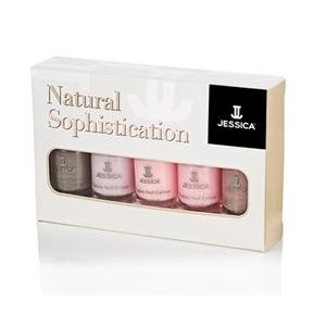 Jessica Kits Natural Sophistication Colour Kit  Естественное Изящество Набор лаков для ногтей 5 шт по 7.4 мл