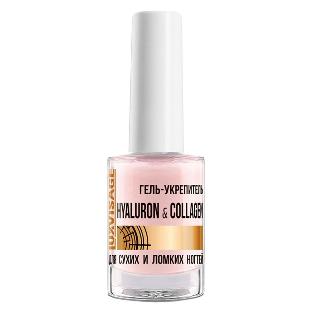 Luxvisage Nail Care & Color  Гель-укрепитель для сухих ломких ногтей "Hyaluron & Collagen" Гель-укрепитель для сухих ломких ногтей "Hyaluron & Collagen"