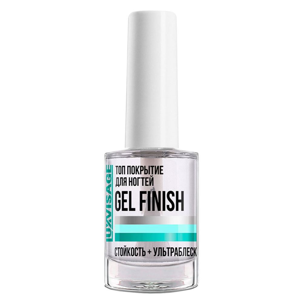 Luxvisage Nail Care & Color  Покрытие-Топ для ногтей "Gel Finish" Покрытие-Топ для ногтей "Gel Finish"