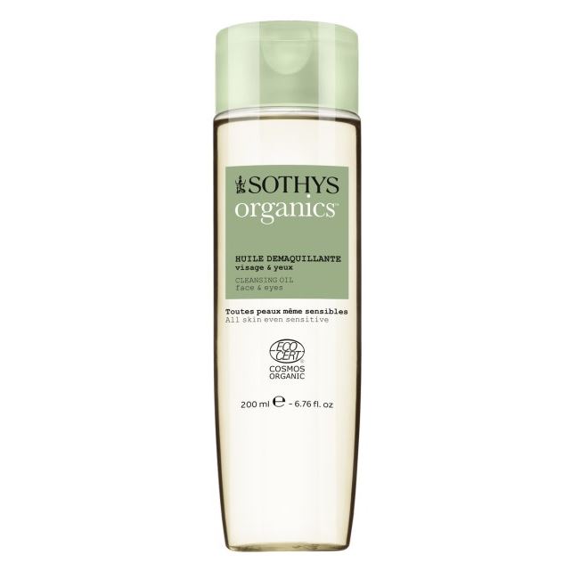 Sothys Cleansers & Tonification Organics Detox Cleansing Oil for Face and Eyes  Масло для демакияжа глаз и лица