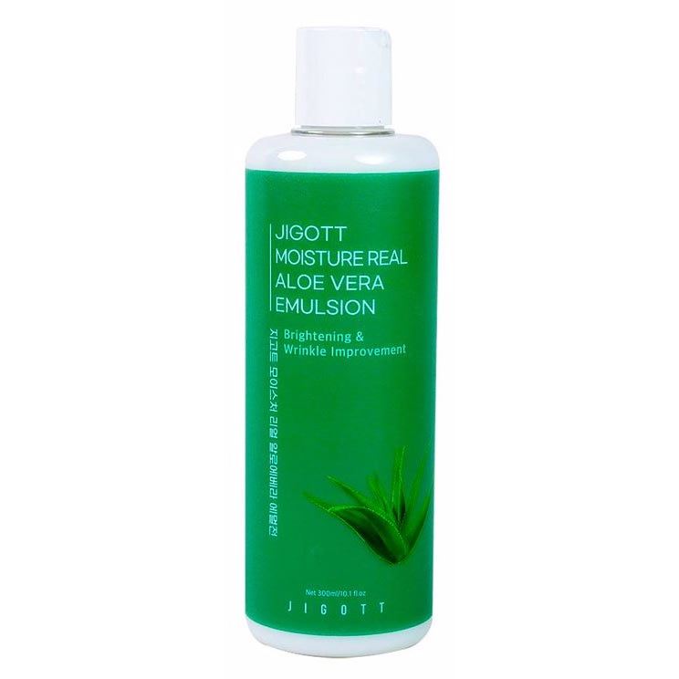 Jigott Skin Care Moisture Real Aloe Vera Emulsion Эмульсия увлажняющая с алоэ