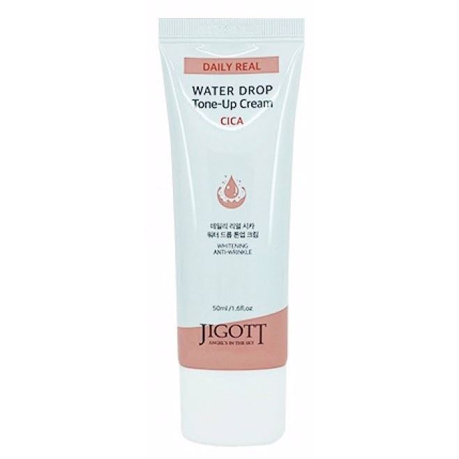 Jigott Skin Care Daily Real Cica Water Drop Tone Up Cream Крем для лица увлажняющий с центеллой азиатской