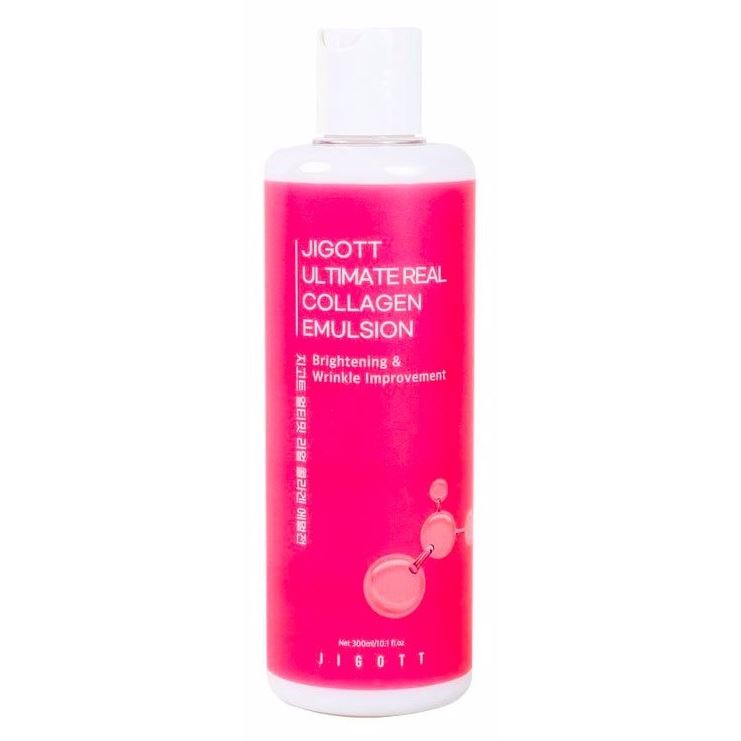 Jigott Skin Care Ultimate Real Collagen Emulsion Эмульсия антивозрастная с коллагеном