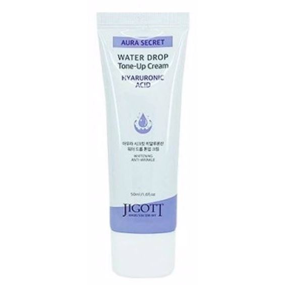 Jigott Skin Care Aura Secret Hyaluronic Acid Water Drop Tone Up Cream Крем для лица увлажняющий с гиалуроновой кислотой