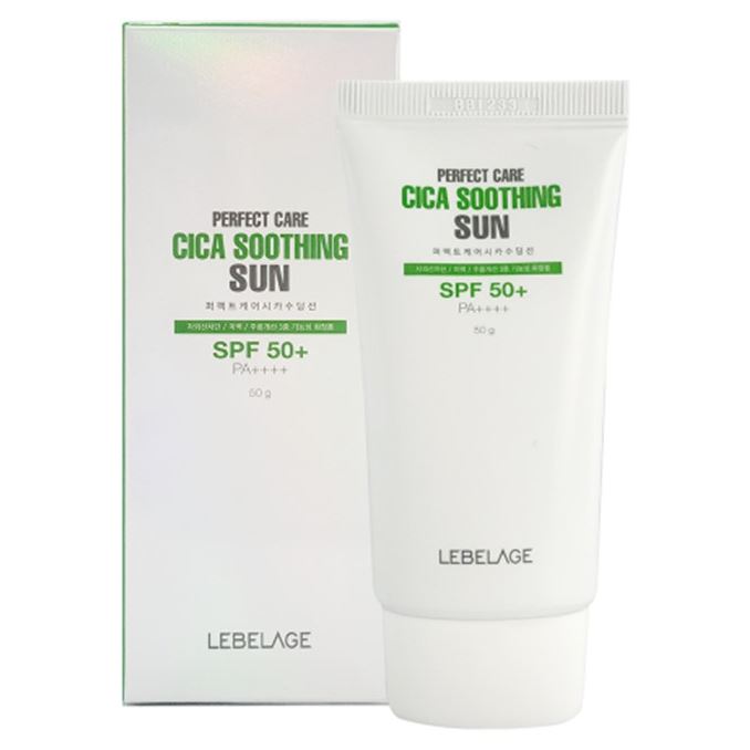 Lebelage Face Care Perfect Care Cica Soothing Sun SPF 50+ PA++++ Крем для лица солнцезащитный 