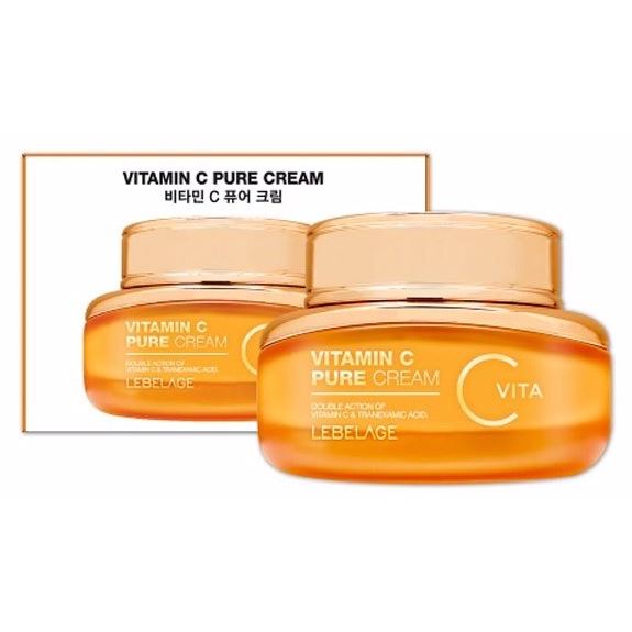 Lebelage Face Care Vitamin C Pure Cream Крем для сияния кожи лица с витамином С и транексамовой кислотой 