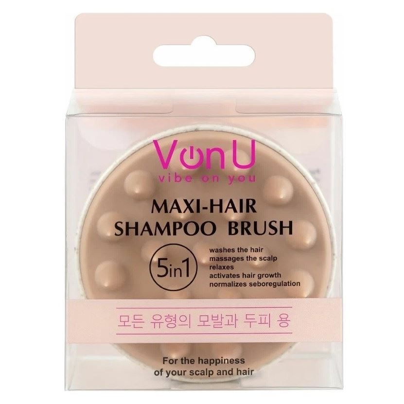 Von-U Укладка волос Maxi-Hair Shampoo Brush Щетка для мытья волос