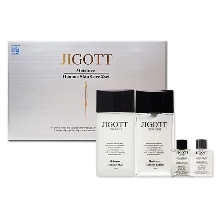 Jigott Skin Care Набор Moisture Homme Skin Care 2 Set  Мужской увлажняющий набор с антивозрастным фактором