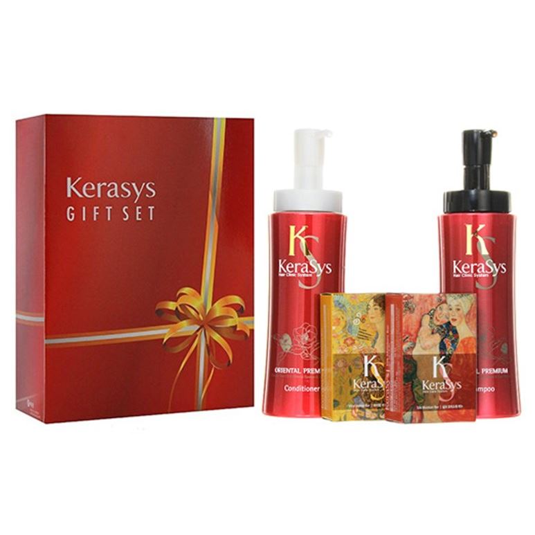KeraSys Hair Care  Набор №1 Oriental Premium  Набор: шампунь, кондиционер, мыло