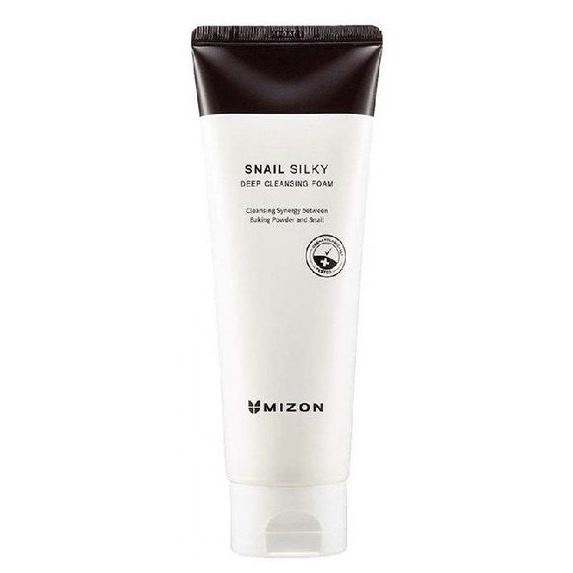 Mizon Snail  Snail Silky Deep Cleansing Foam Пенка для умывания с муцином улитки