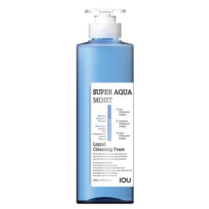Welcos Skin Care IOU Super Aqua Moist Liquid Cleansing Foam Увлажняющая пенка для умывания