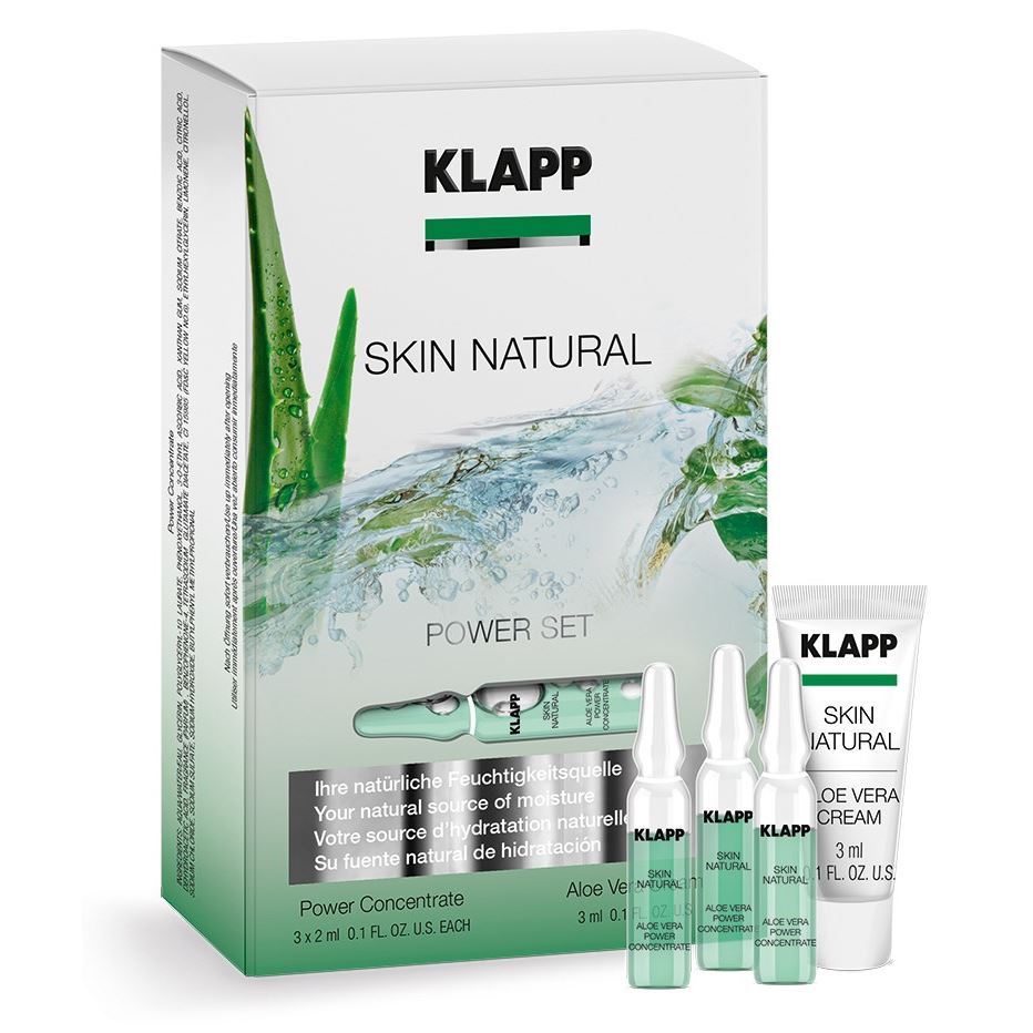 Klapp Skin Care Набор Skin Natural Power Set Набор для интенсивного ухода: концентрат, крем