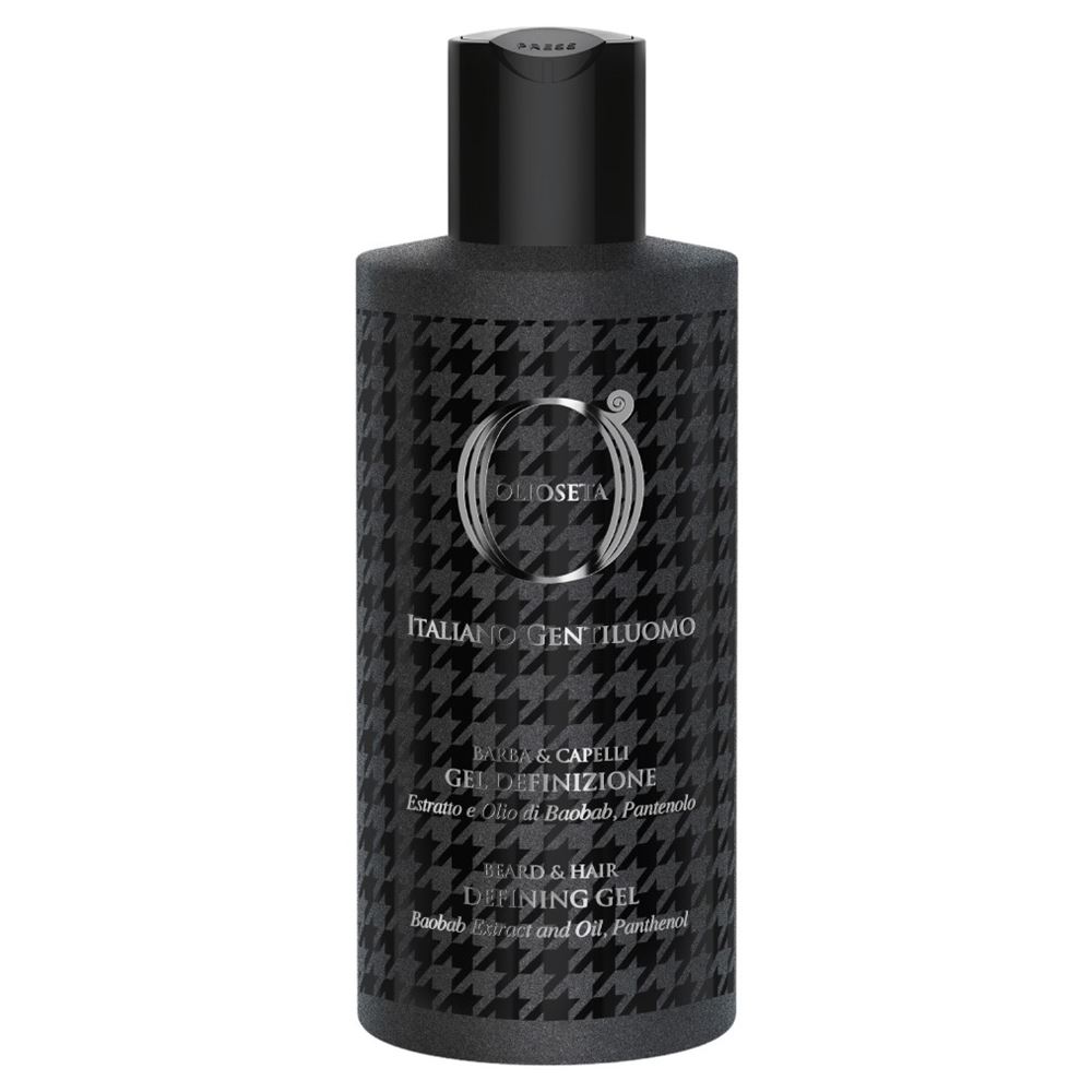 Barex Olioseta Italiano Gentiluomo Beard & Hair Defining Gel Baobab Extract and Oil, Panthenol Gel Definizione Barba & Capelli Гель для укладки волос и усов, Экстракт и Масло Баобаба, Пантенол