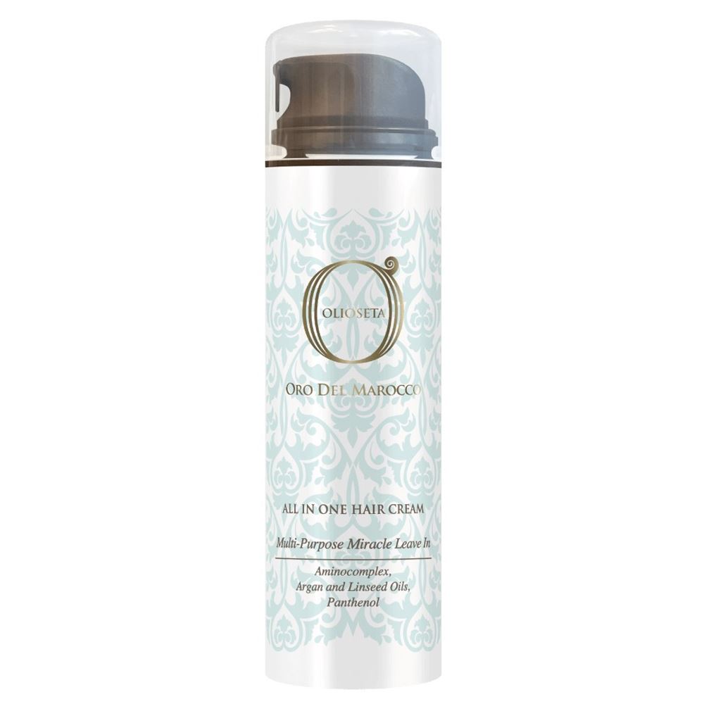 Barex Italiana Olioseta oro del Marocco All in One Hair Cream Крем для волос Аминокомплекс, Аргановое масло и Масло Семян Льна, Пантенол