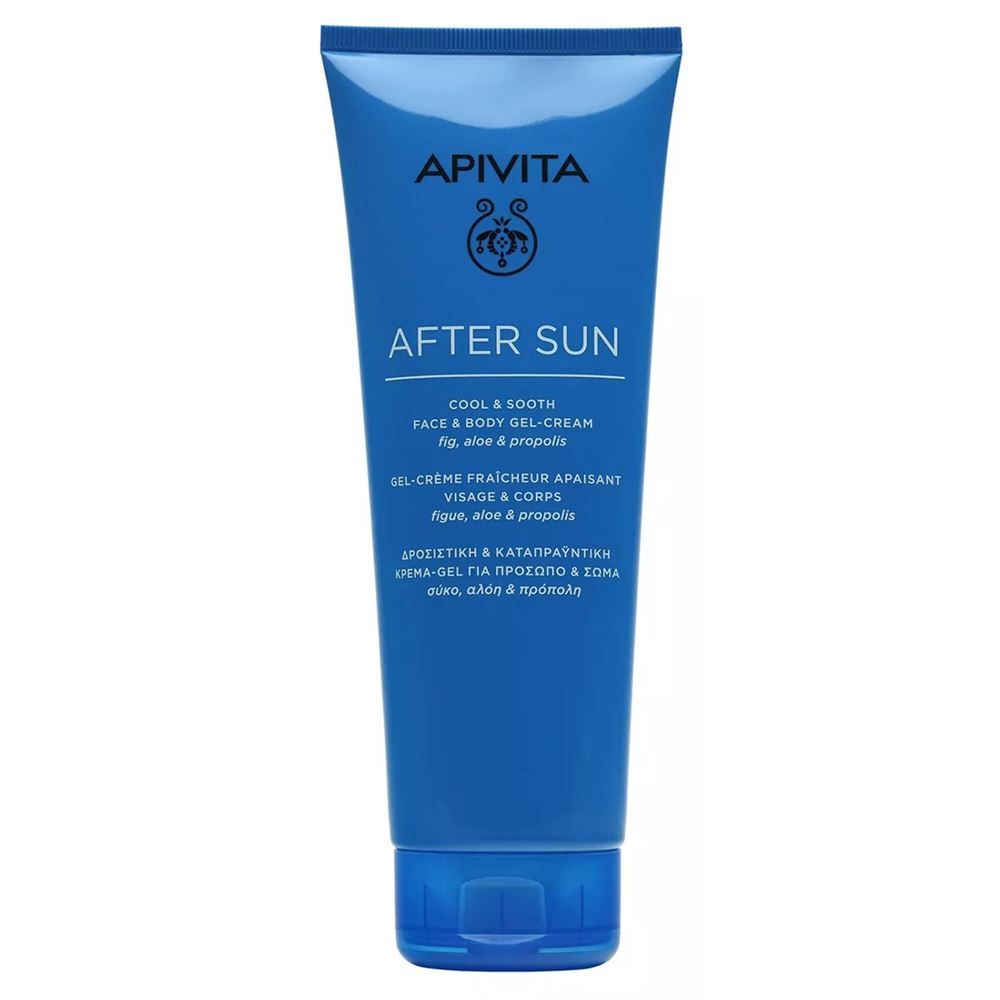 Apivita Bee Sun Safe After Sun Cool & Sooth Face & Body Gel-Cream Охлаждающий увлажняющий гель-крем после солнца