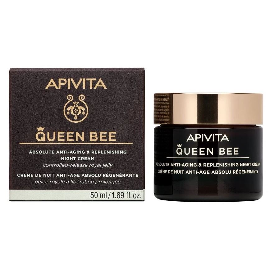 Apivita Queen Bee Queen Bee Absolute Anti-Aging & Replenishing Night Cream Комплексный восстанавливающий ночной крем
