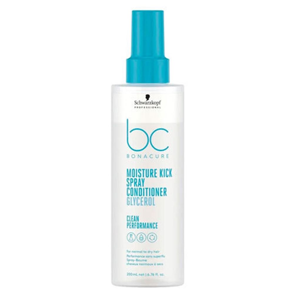 Schwarzkopf Professional Bonacure Clean Performance  Moisture Kick Spray Conditioner Glycerol Спрей-кондиционер Интенсивное увлажнение для сухих волос