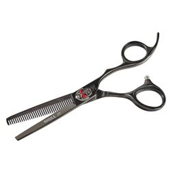 K205535BL Ножницы филировочные Skull Black 5.5"